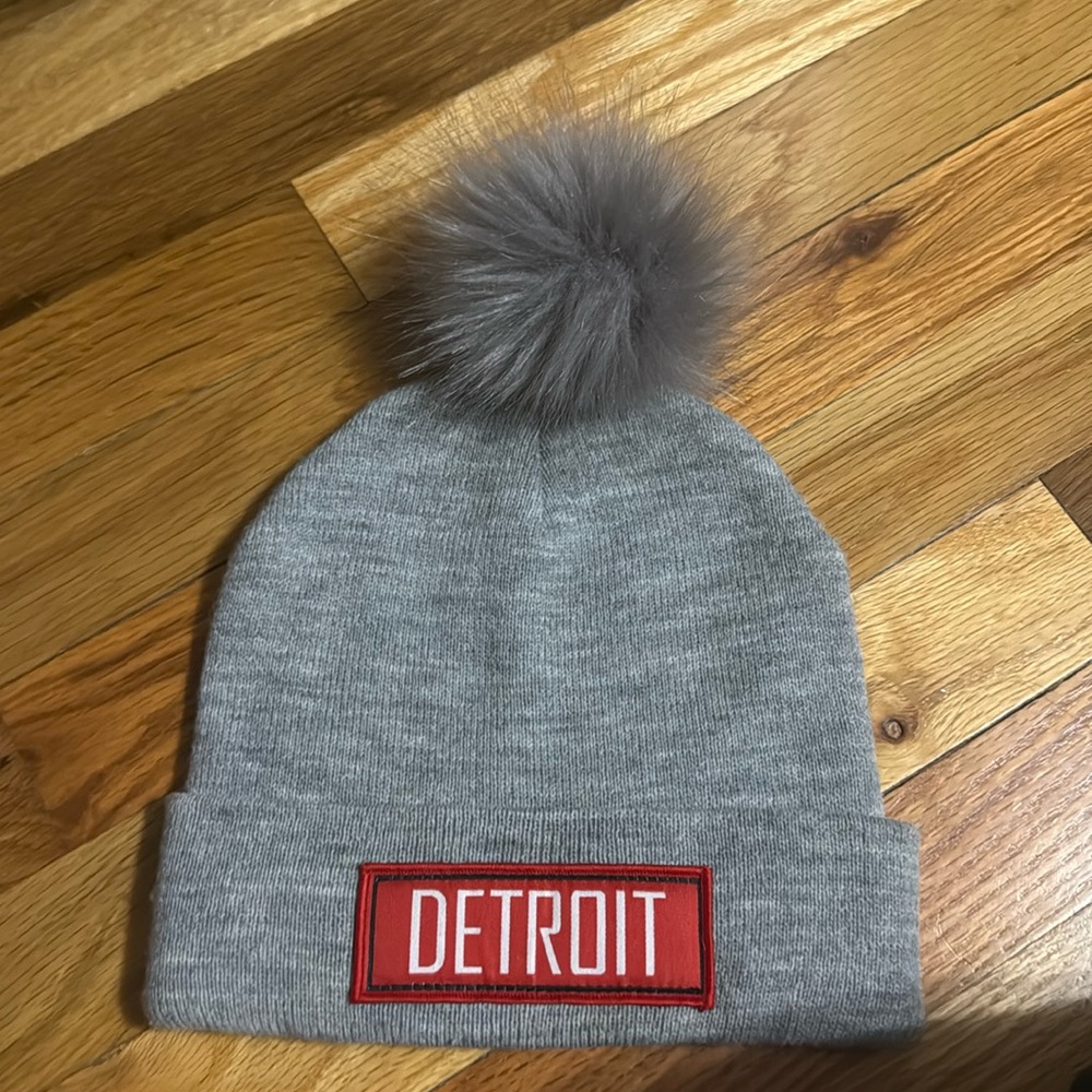 In perfect condition Detroit beanie hat